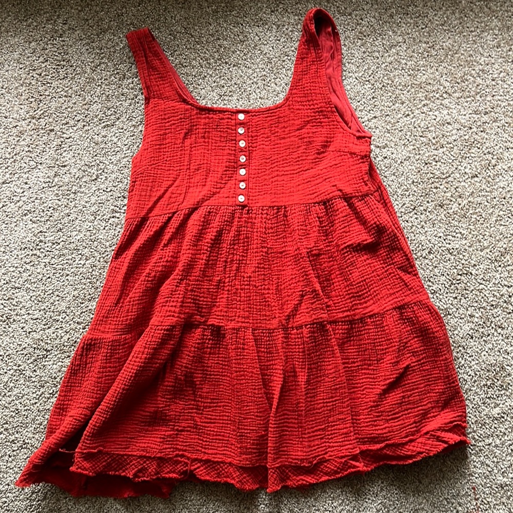 Impeccable Pig orange dress size L
